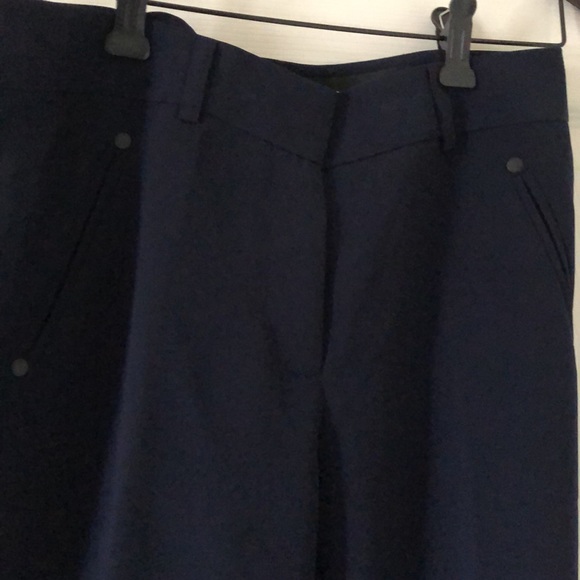 Navy pants- straight leg trousers medium - Picture 4 of 6